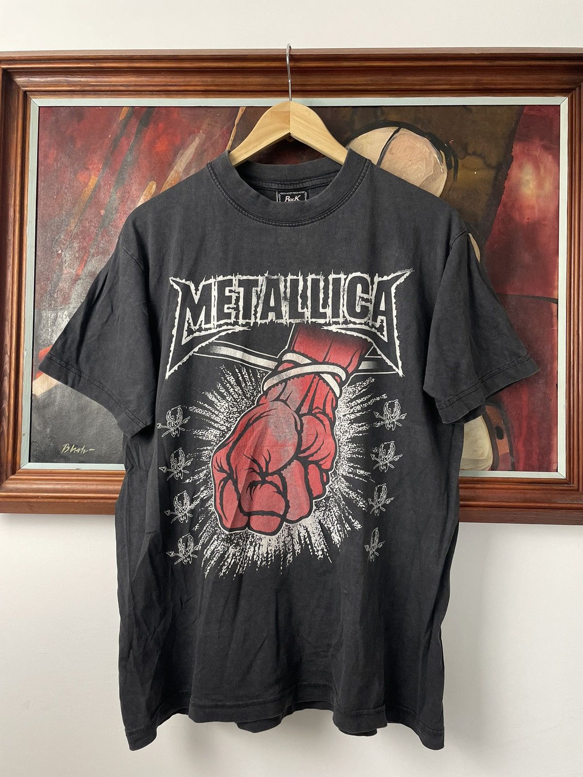 Metallica St-Anger 2003 Metal Rock Band Tee Y2k 00s Hype
