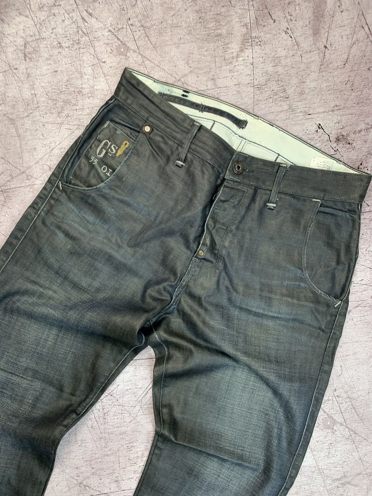 G-Star × Vintage Vintage G Star Denim Jeans Size US 33 - 6 Thumbnail