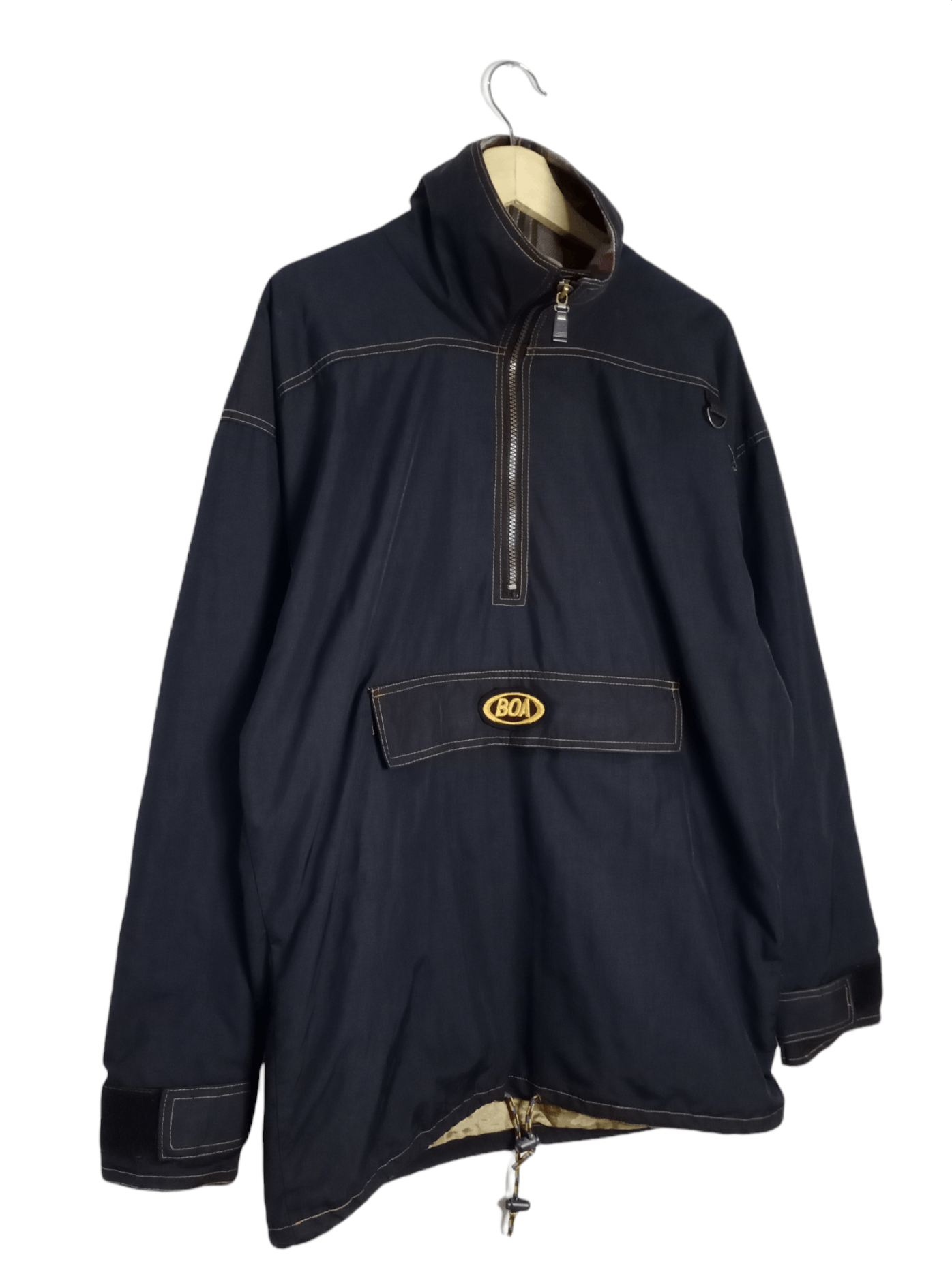 Burlington × Vintage Vintage BOA Halfzipper Jacket Size US L / EU 52-54 / 3 - 2 Thumbnail