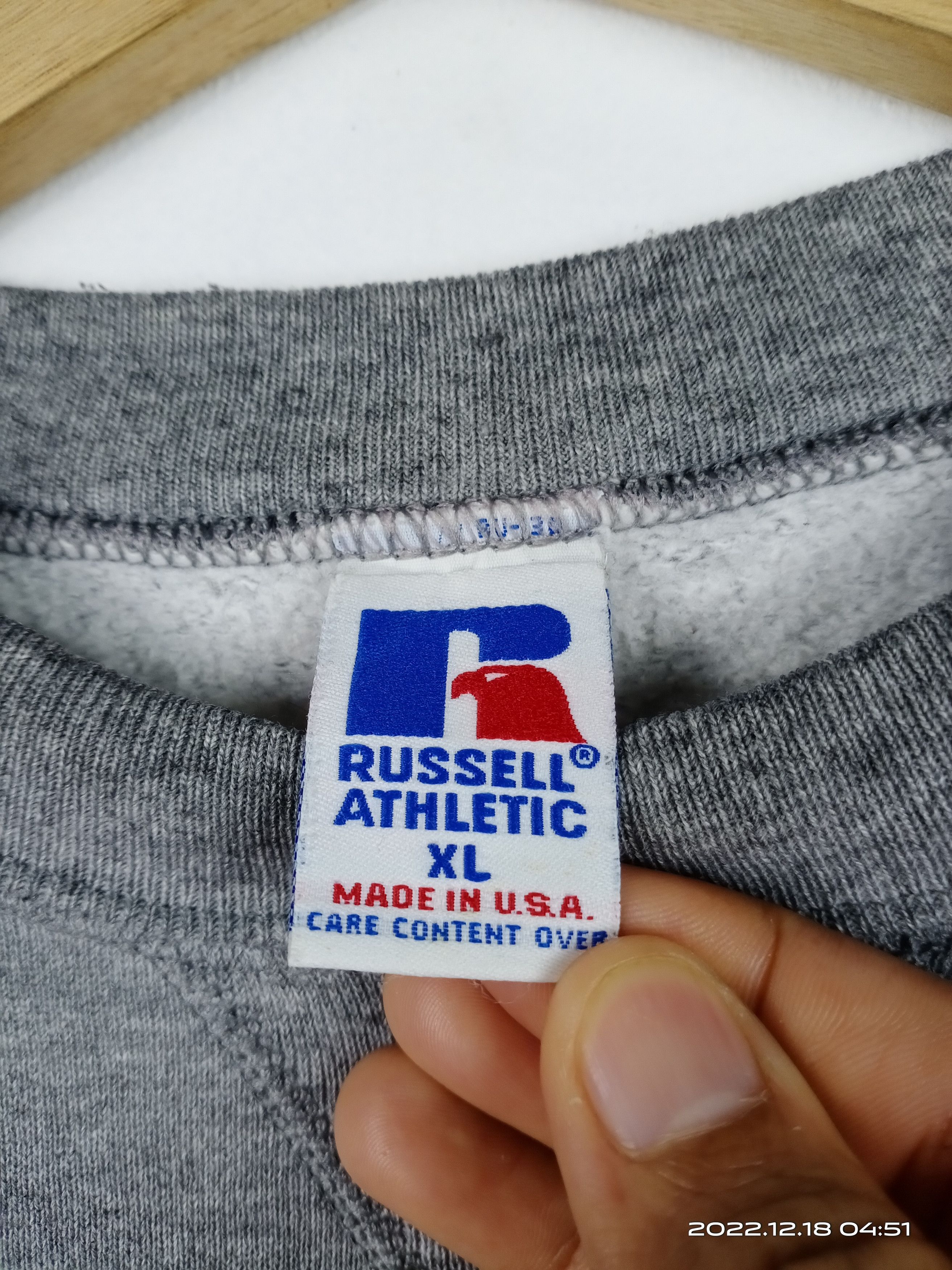 Russell Athletic 💥RARE💥Vintage 90s Russell Athletic Sweatshirt Nice Design Size US XL / EU 56 / 4 - 8 Thumbnail