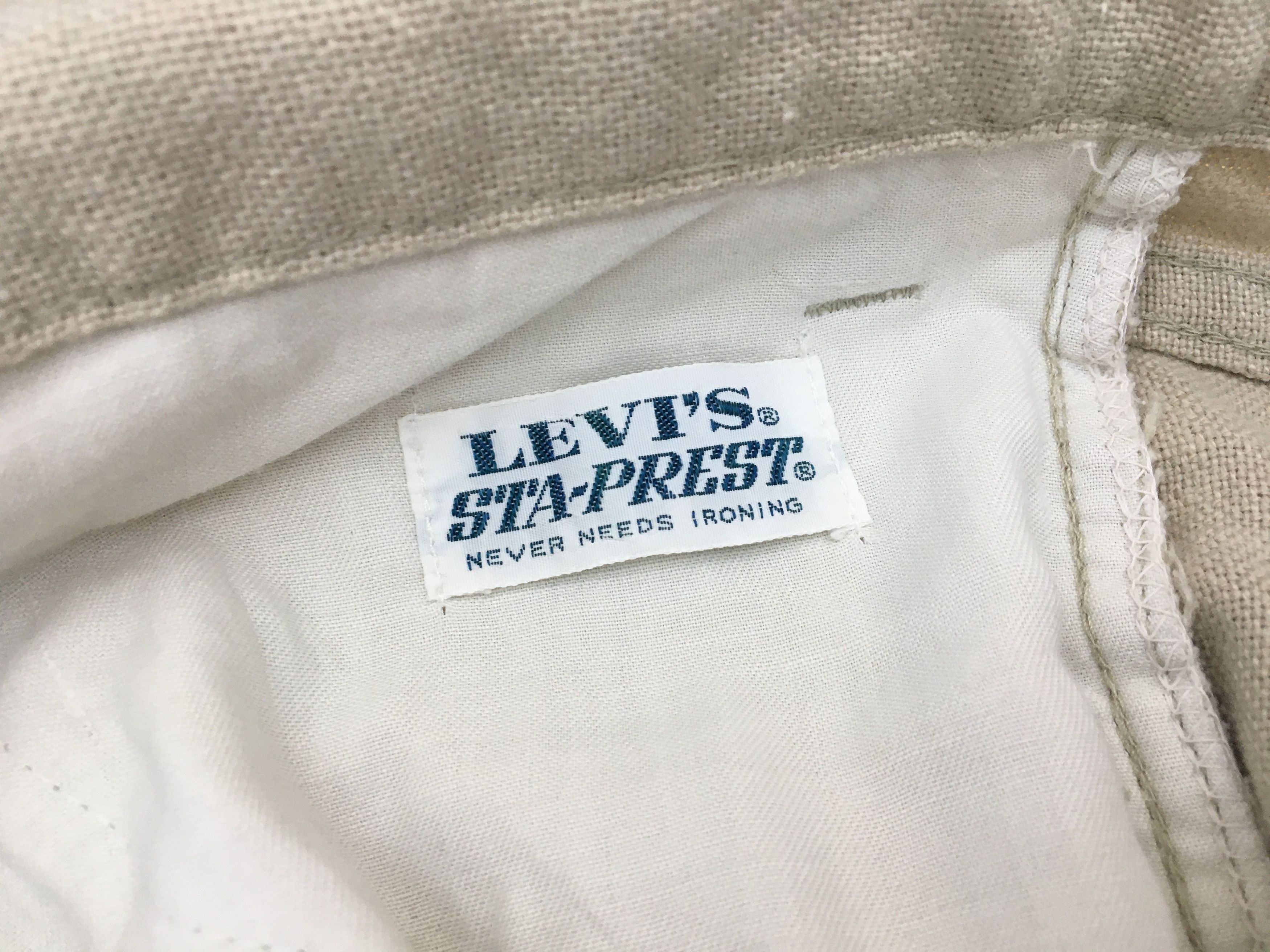 Levi's Vintage Levi's Sta Prest Bell Bottom Jeans Levis Flare Denim Size US 34 / EU 50 - 10 Thumbnail