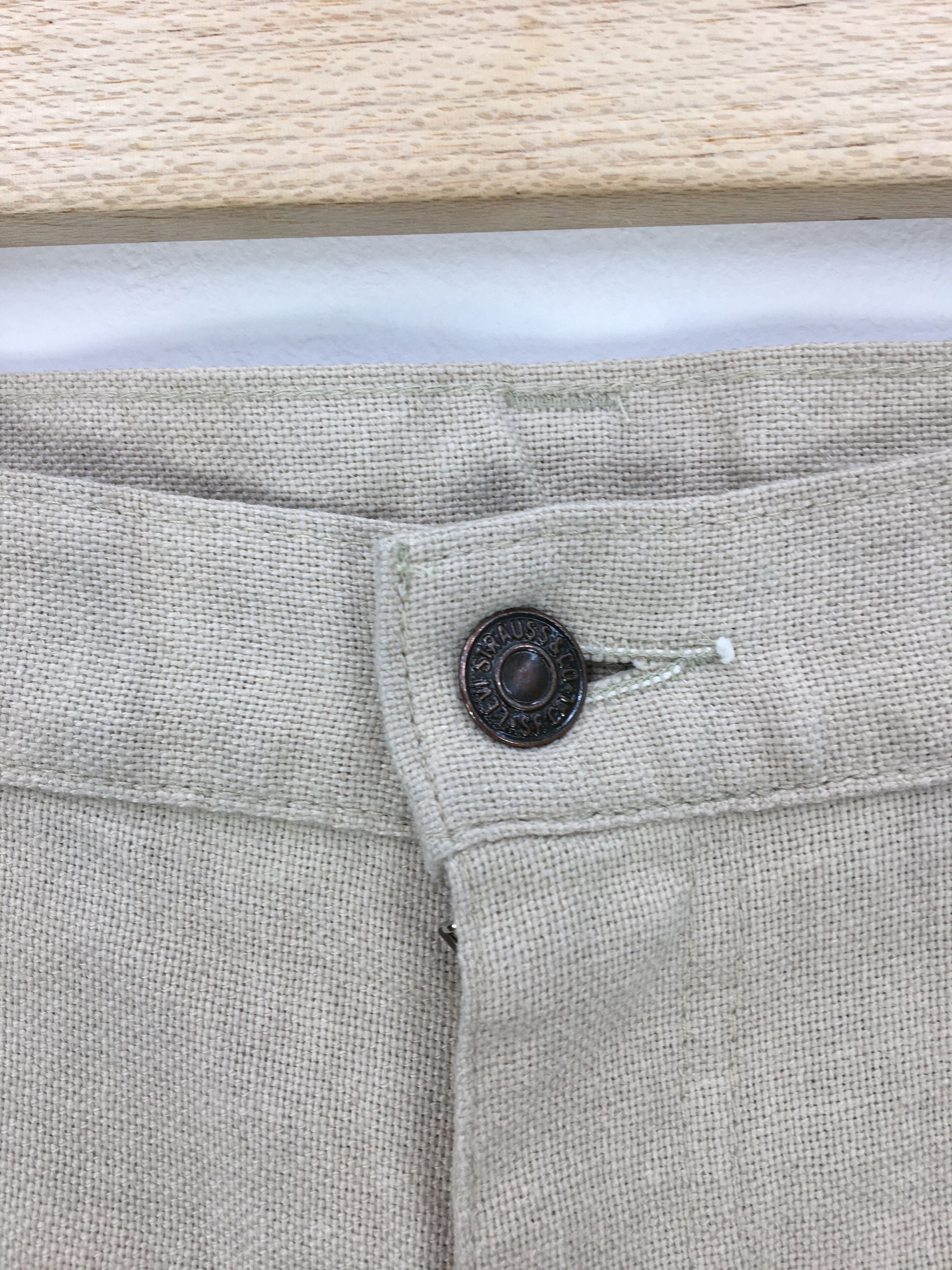 Levi's Vintage Levi's Sta Prest Bell Bottom Jeans Levis Flare Denim Size US 34 / EU 50 - 6 Thumbnail