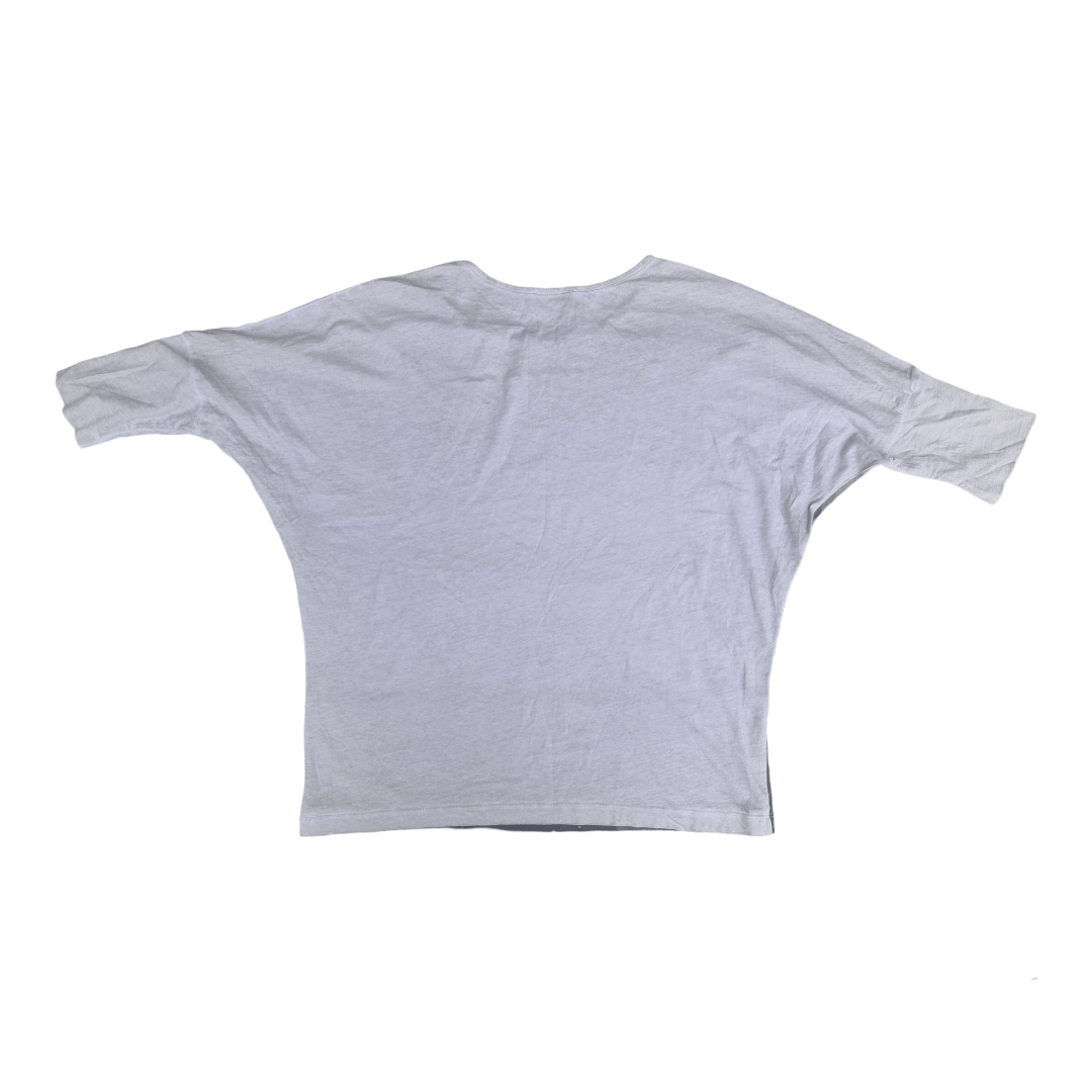 55DSL Diesel Ombre Oversize gray t-shirt grotesque print Size M / US 6-8 / IT 42-44 - 3 Thumbnail