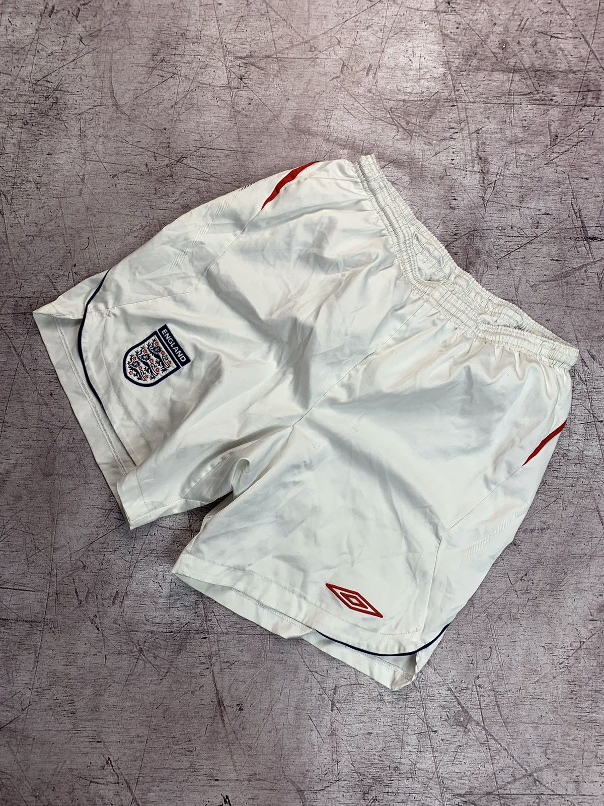 Umbro × Vintage Umbro England Vintage Mens Nylon Shorts Size US 36 / EU 52 - 1 Thumbnail