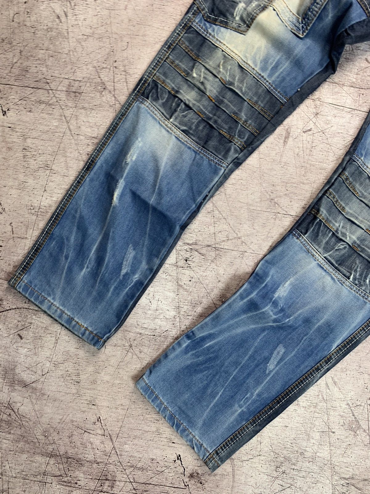 Japanese Brand × Vintage K&M Kosmo Lupo Vintage Mens Denim Pants Jeans Size US 32 / EU 48 - 6 Thumbnail