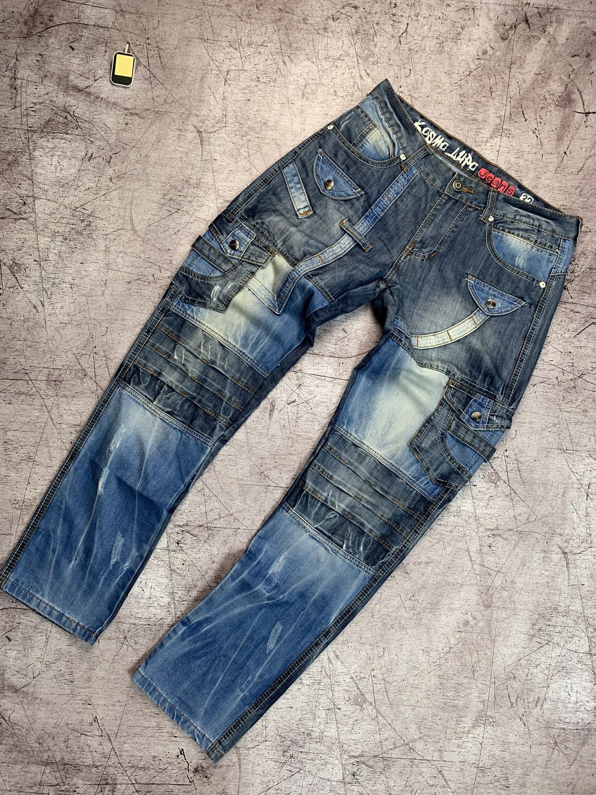 Japanese Brand × Vintage K&M Kosmo Lupo Vintage Mens Denim Pants Jeans Size US 32 / EU 48 - 1 Thumbnail