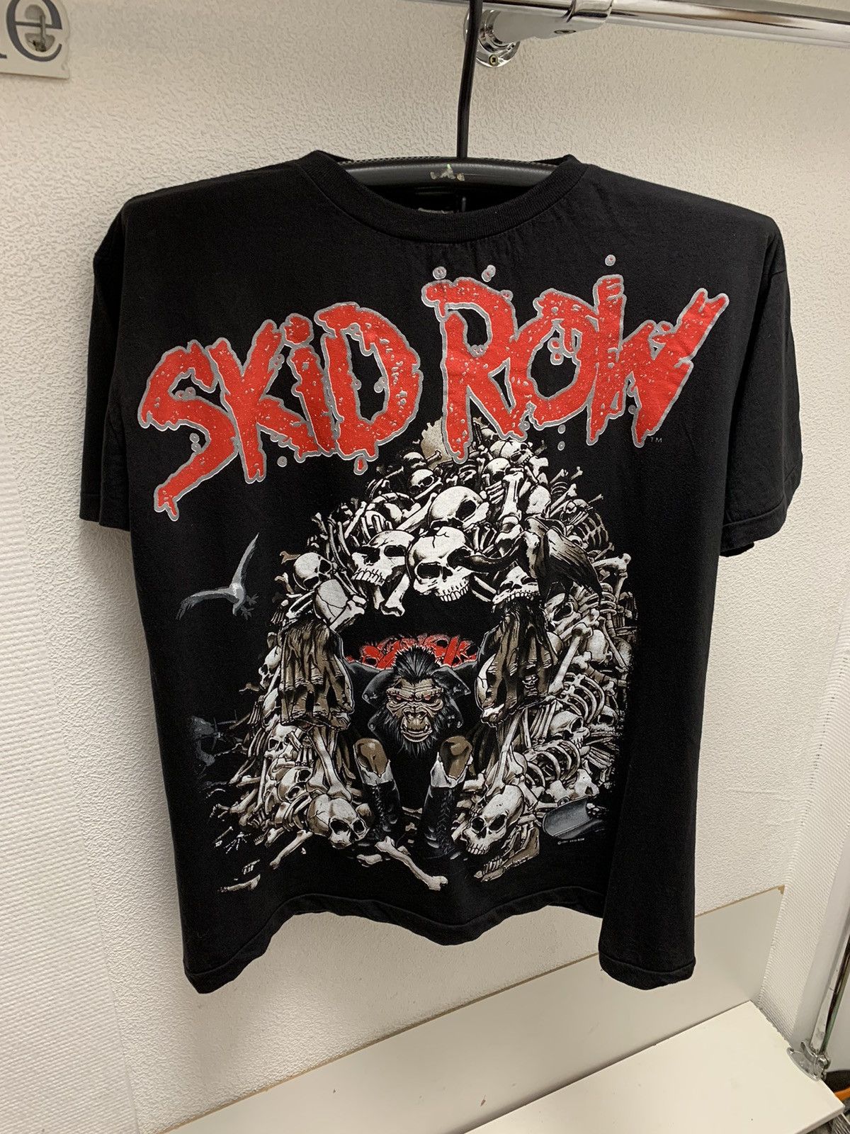 Skid row tour single vintage t-shirt rock slave to the grind