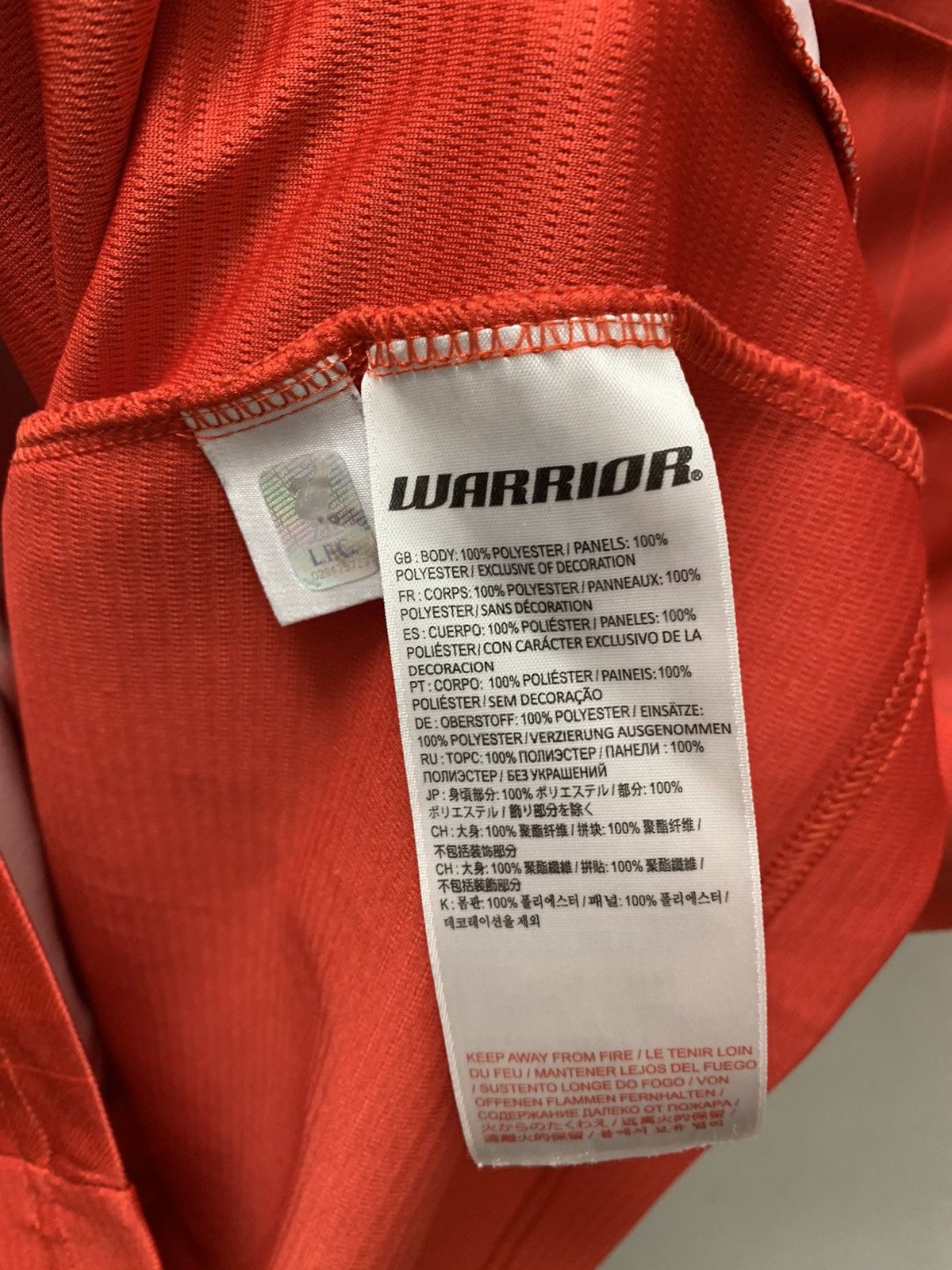 Warrior Liverpool warrior soccer jersey S size standard charted red Size US S / EU 44-46 / 1 - 4 Thumbnail