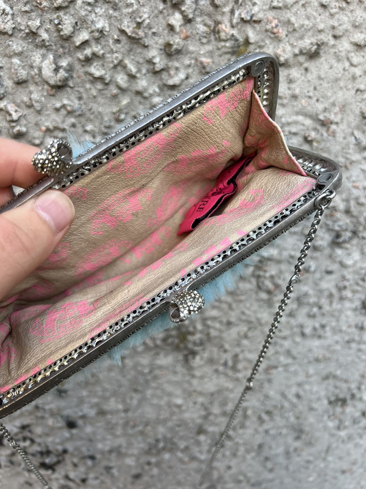 Hysteric Glamour × Juicy Couture Juicy Couture fur mini clutch bag Size ONE SIZE - 9 Thumbnail