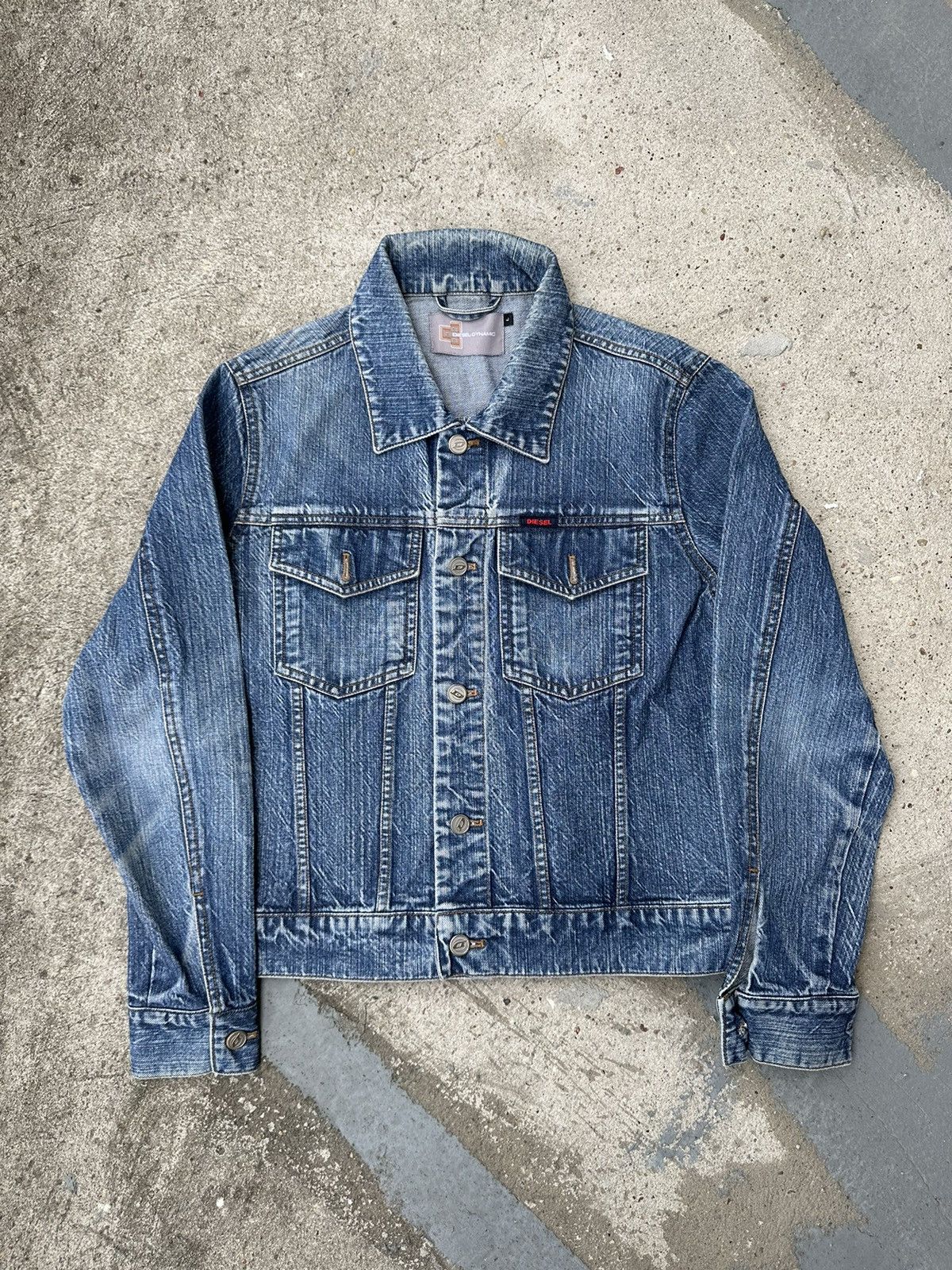 Diesel × Vintage Vintage Denim Cropped Jacket Diesel Y2k L 90s Very ...