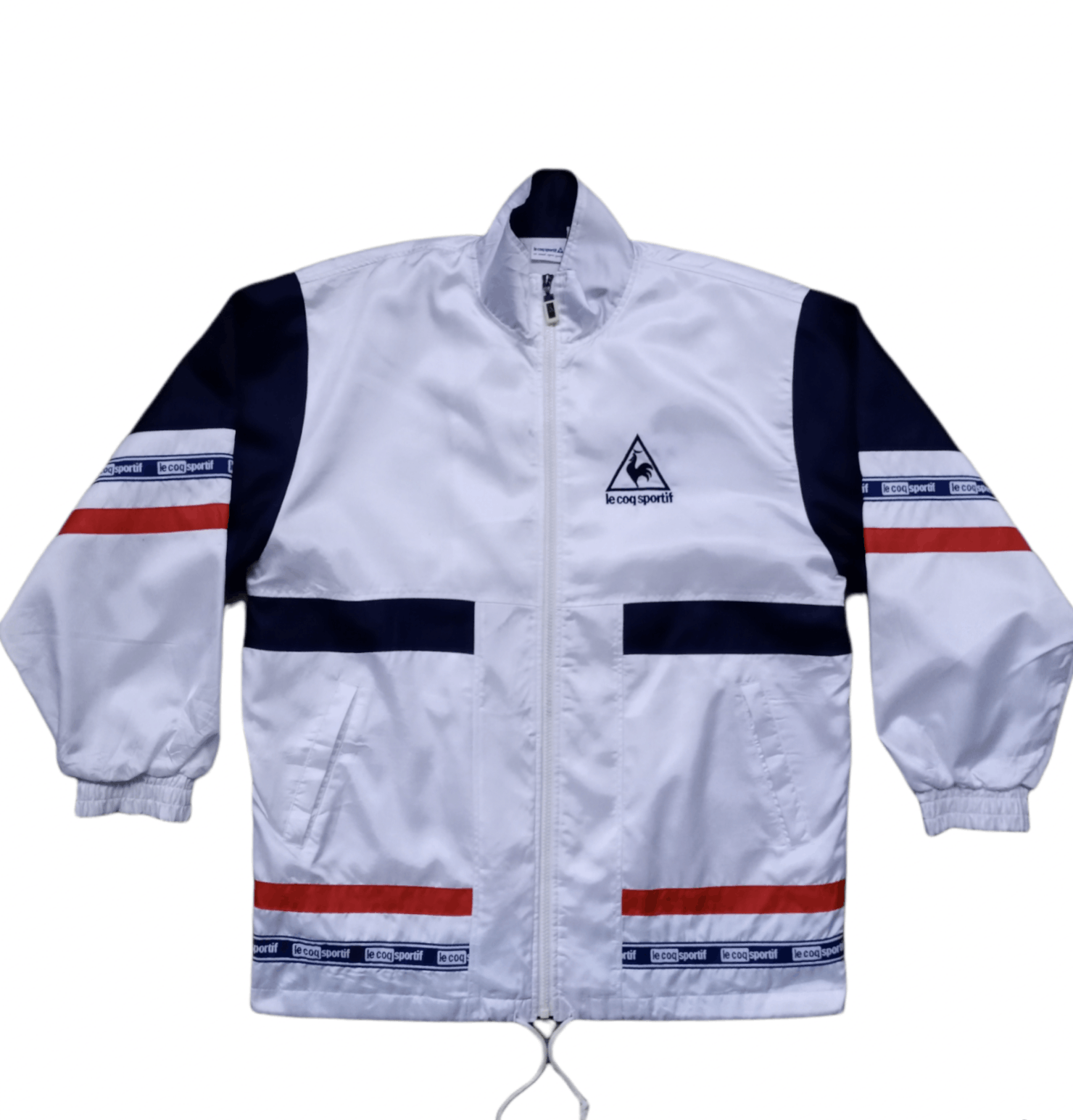 Le Coq Sportif Vintage 90s Lecoqsportif Windbreaker Size US L / EU 52-54 / 3 - 1 Thumbnail