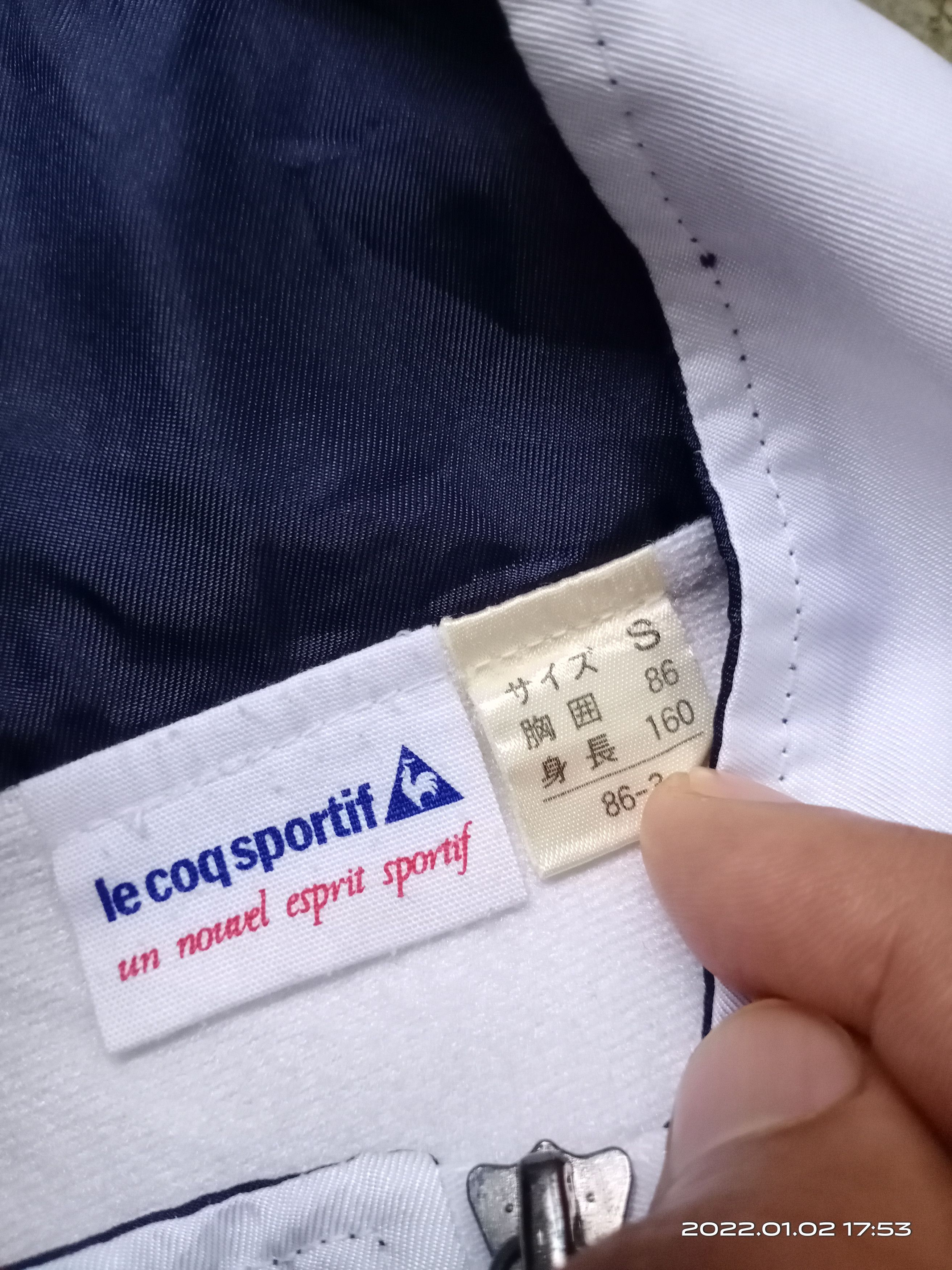 Le Coq Sportif Vintage 90s Lecoqsportif Windbreaker Size US L / EU 52-54 / 3 - 4 Thumbnail