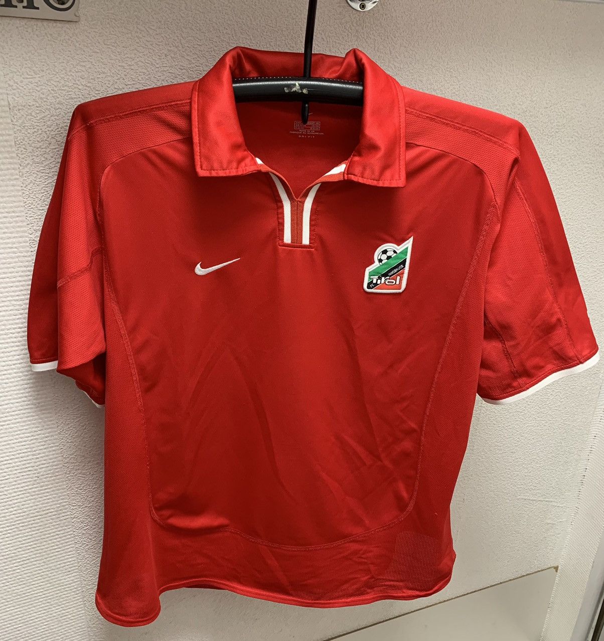 Nike Nike Tirol Innsbruck vintage soccer jersey L sz red Size US L / EU 52-54 / 3 - 2 Thumbnail