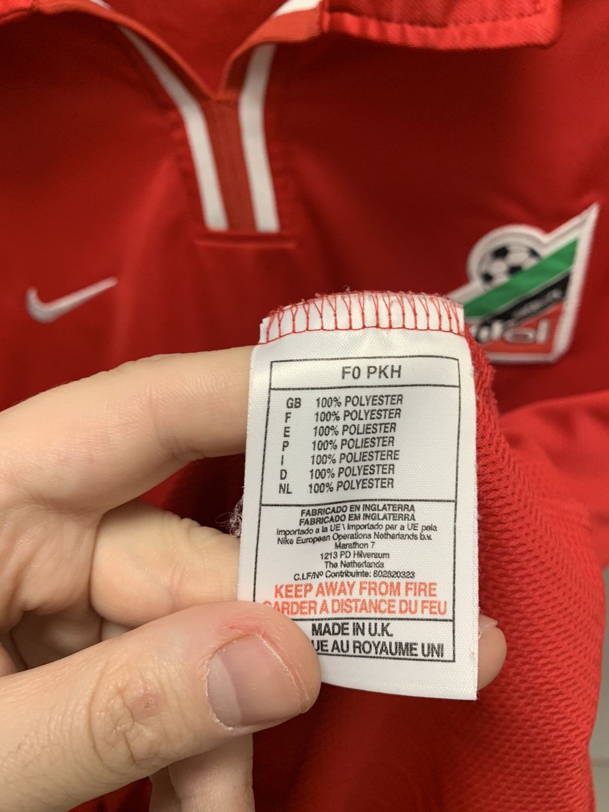 Nike Nike Tirol Innsbruck vintage soccer jersey L sz red Size US L / EU 52-54 / 3 - 5 Thumbnail