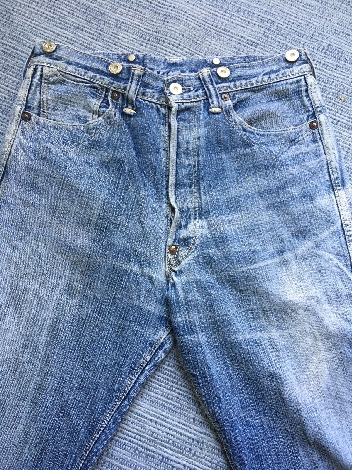 Japanese Brand vintage blue warehouse denim Size US 30 / EU 46 - 3 Thumbnail