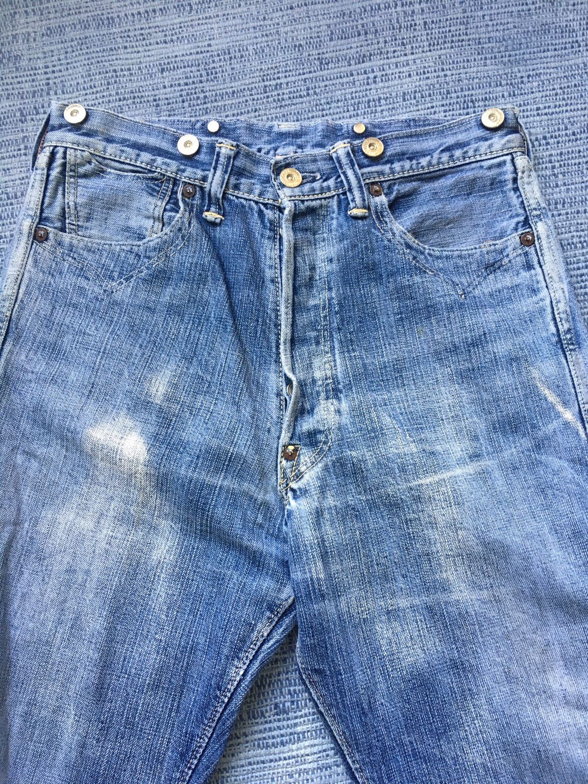 Japanese Brand vintage blue warehouse denim Size US 30 / EU 46 - 2 Thumbnail