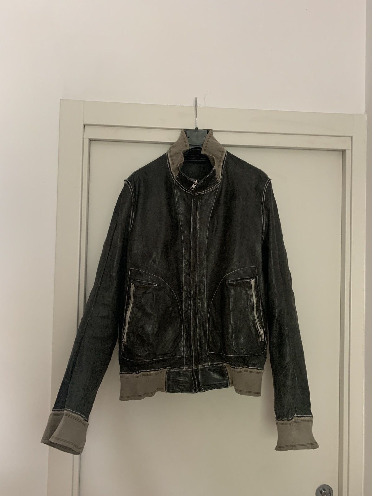 Carol Christian Poell Carol Christian Poell llama leather bomber ss06 ...