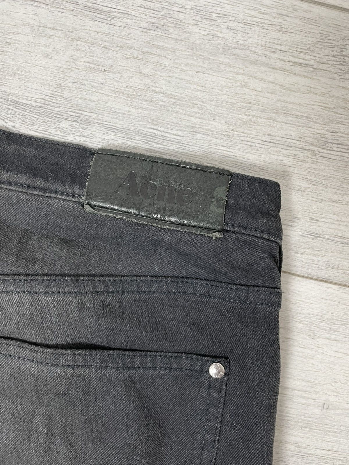 Acne Studios ACNE Max Thor Jean - Tailored MAX/THOR Storlex Grey Black Size US 31 - 11 Thumbnail