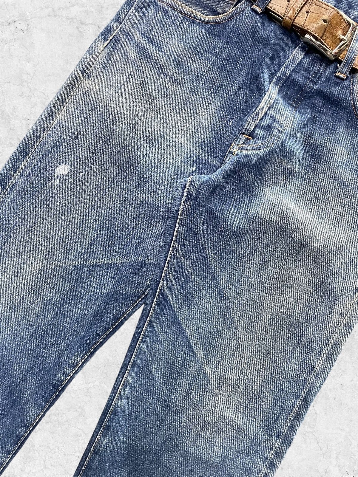 LVC × Levi's × Vintage Vtg 90s Levi’s 501 0657 Big E Selvedge Jeans & Leather Belt Size US 30 / EU 46 - 7 Thumbnail