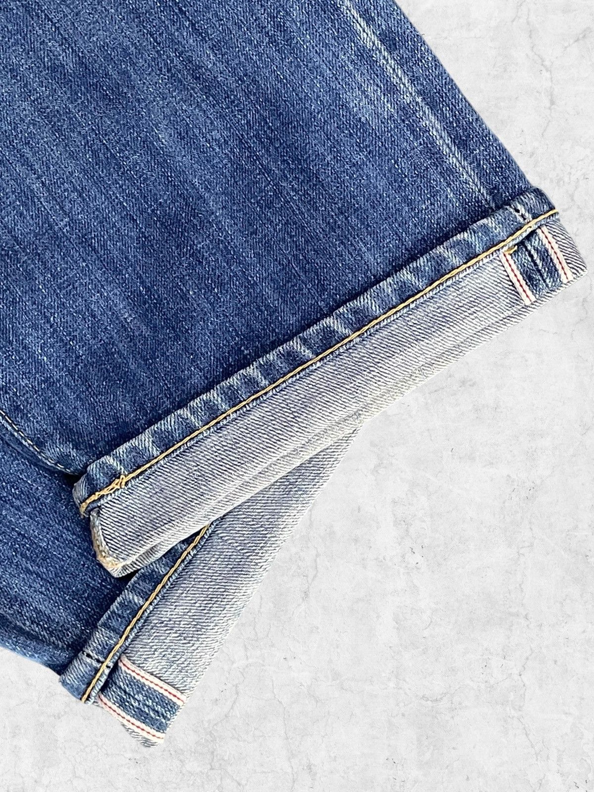 LVC × Levi's × Vintage Vtg 90s Levi’s 501 0657 Big E Selvedge Jeans & Leather Belt Size US 30 / EU 46 - 5 Thumbnail