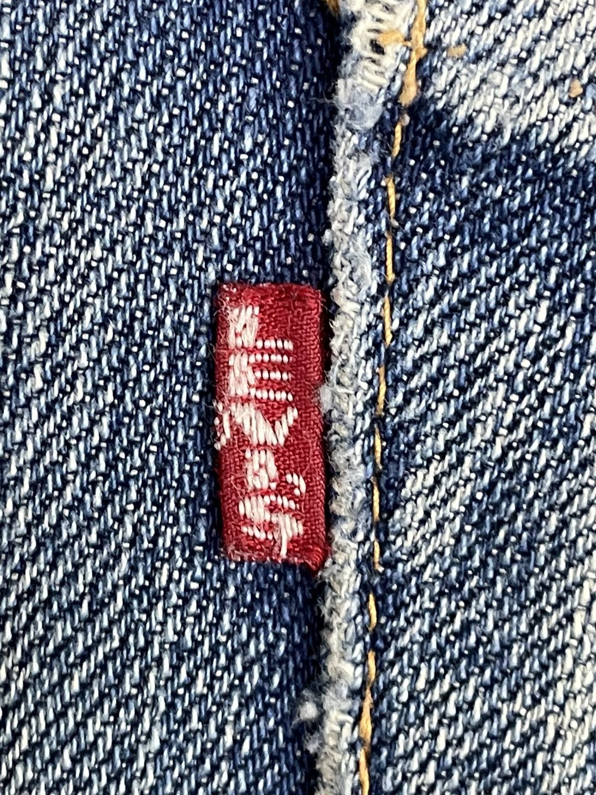 LVC × Levi's × Vintage Vtg 90s Levi’s 501 0657 Big E Selvedge Jeans & Leather Belt Size US 30 / EU 46 - 13 Thumbnail