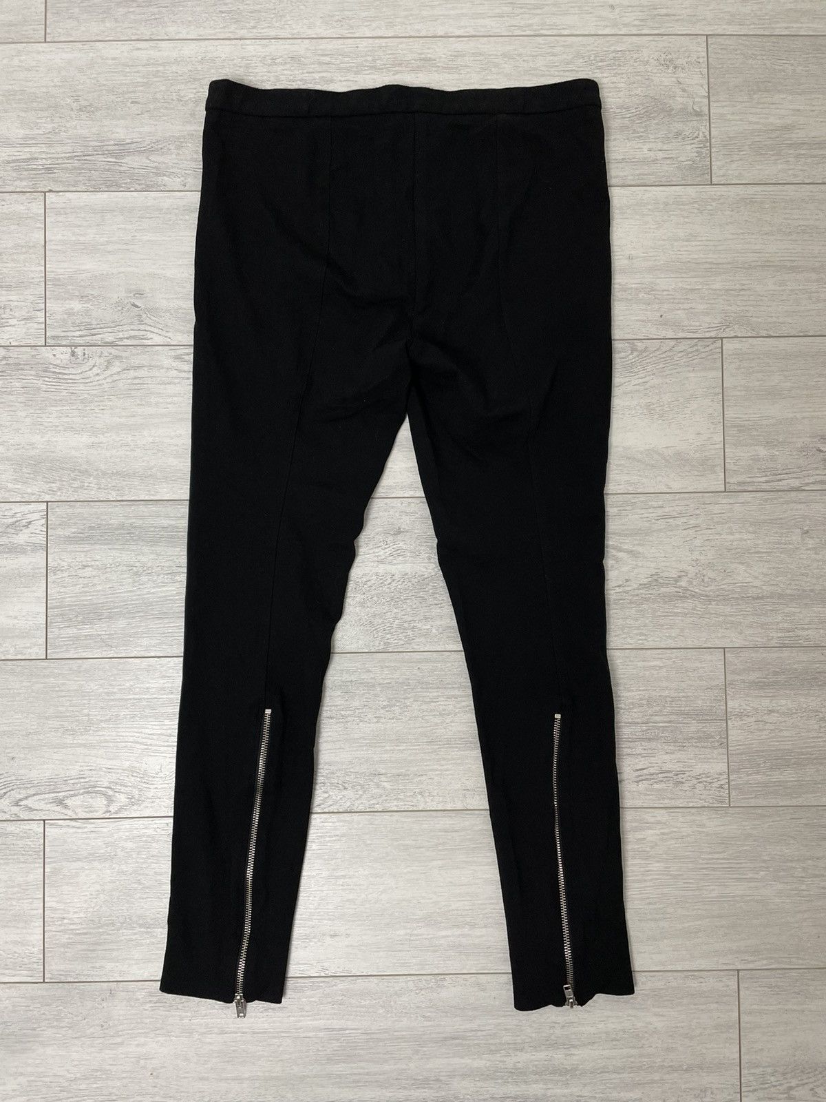 Acne Studios ACNE Skinny Pants LAST Black Zippers Back Trousers Size 27" / US 4 / IT 40 - 8 Thumbnail