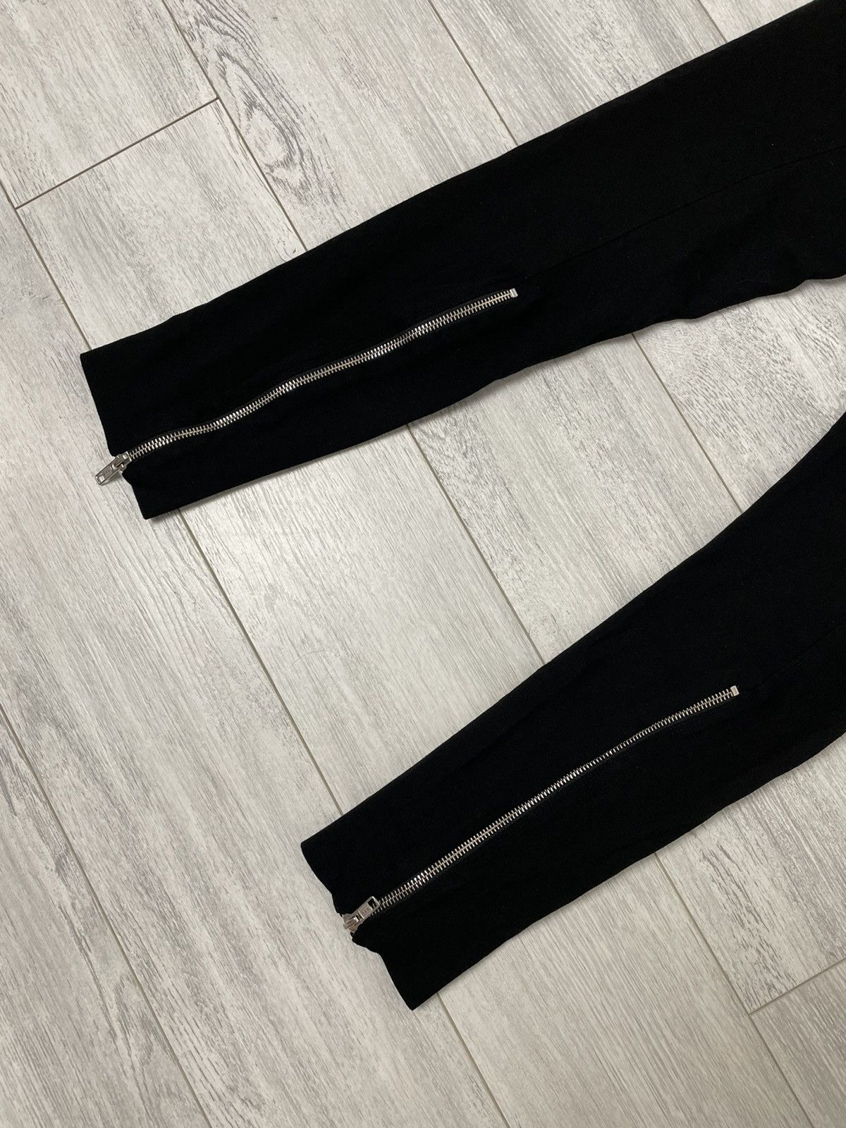 Acne Studios ACNE Skinny Pants LAST Black Zippers Back Trousers Size 27" / US 4 / IT 40 - 11 Thumbnail