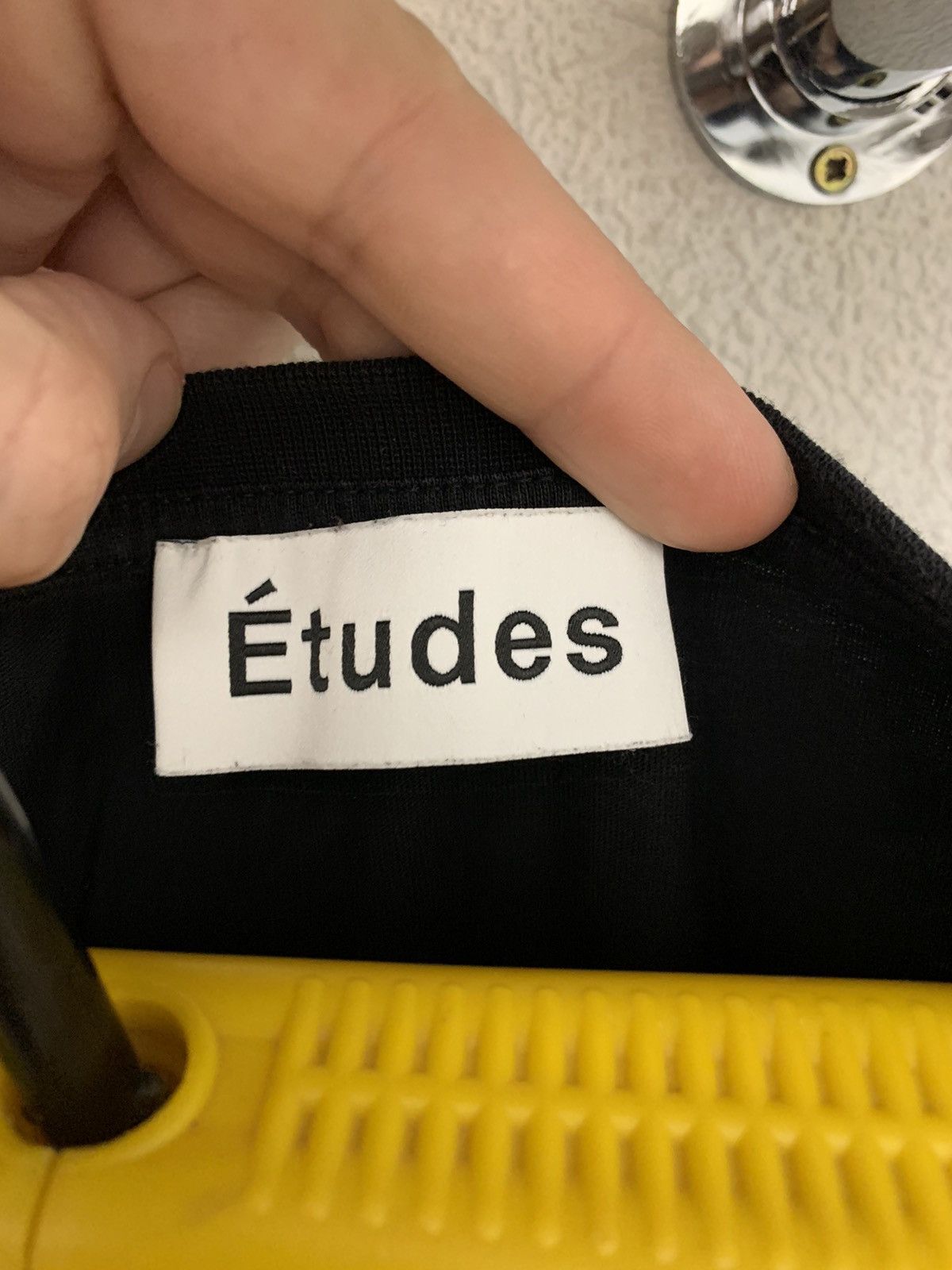 Etudes Etudes black t-shirt Star big logo S Size US S / EU 44-46 / 1 - 4 Thumbnail