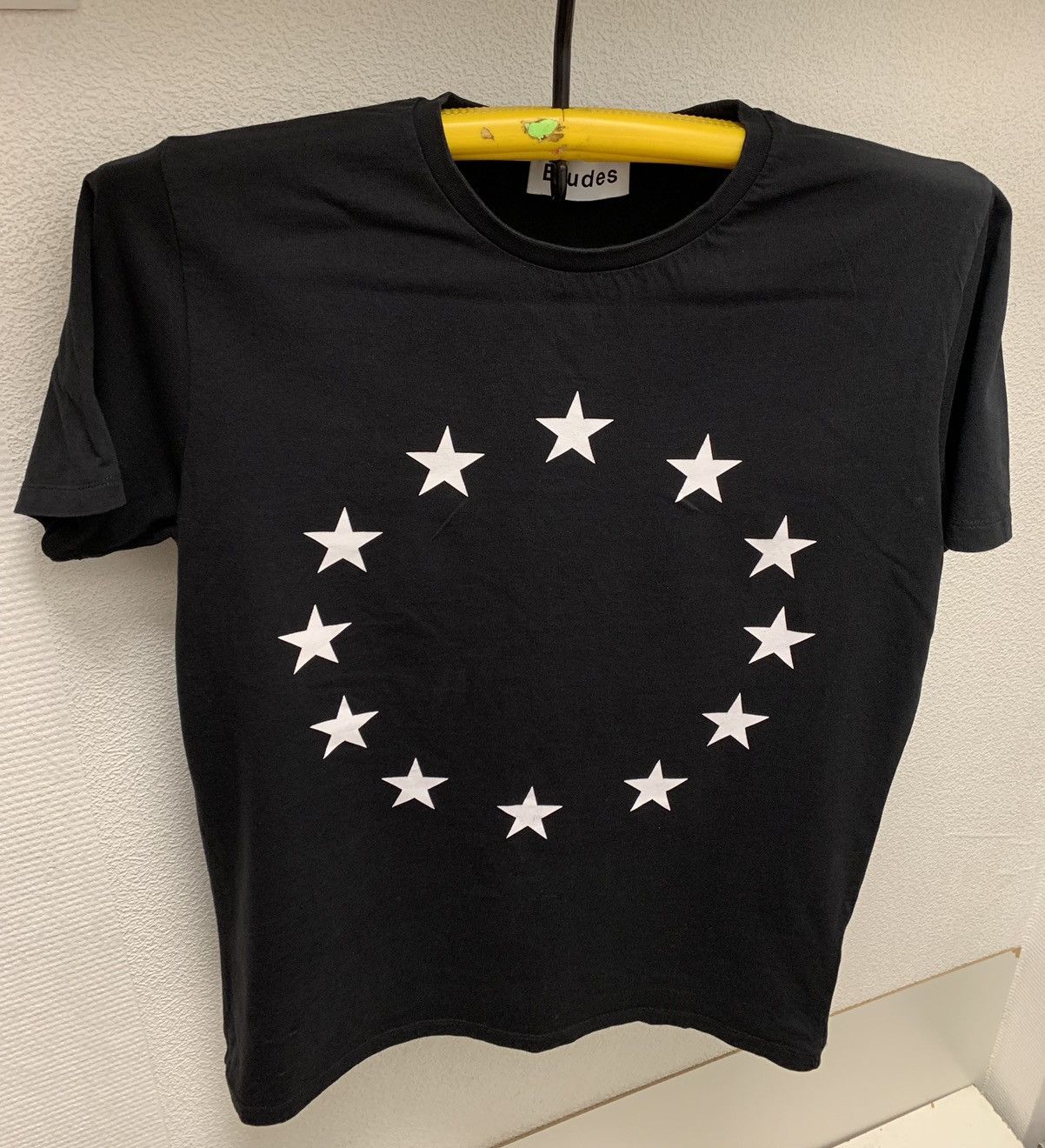 Etudes Etudes black t-shirt Star big logo S | Grailed