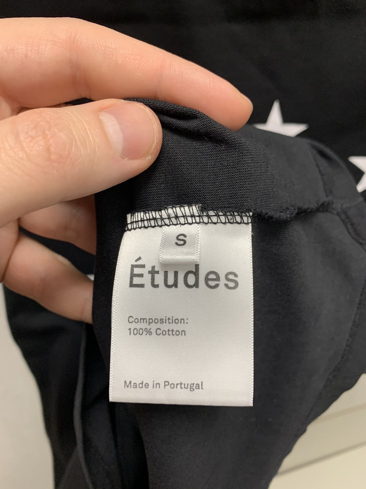Etudes Etudes black t-shirt Star big logo S Size US S / EU 44-46 / 1 - 5 Thumbnail