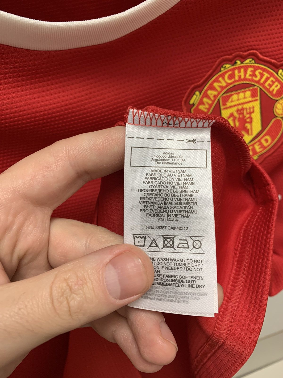 Adidas Manchester United Adidas soccer jersey team viewer S 2021 Size US S / EU 44-46 / 1 - 6 Thumbnail