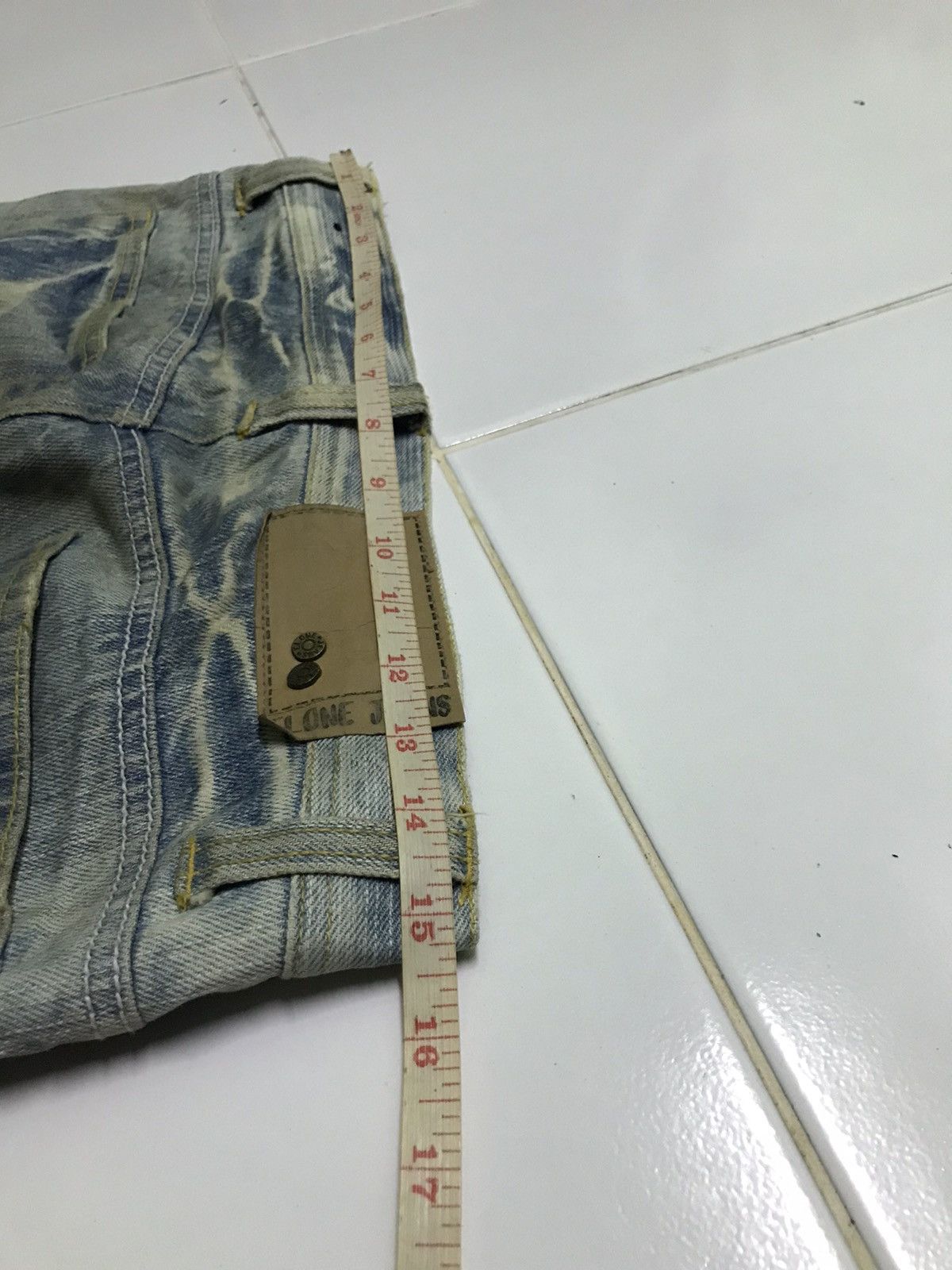 Japanese Brand Clone denim jeans with patches Size US 30 / EU 46 - 9 Thumbnail