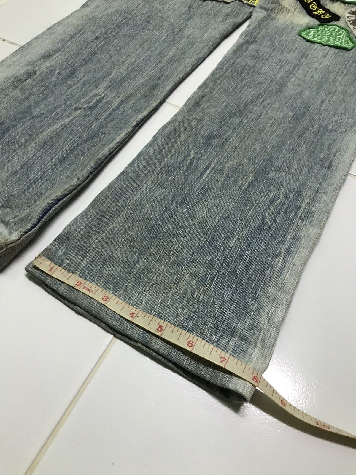 Japanese Brand Clone denim jeans with patches Size US 30 / EU 46 - 11 Thumbnail