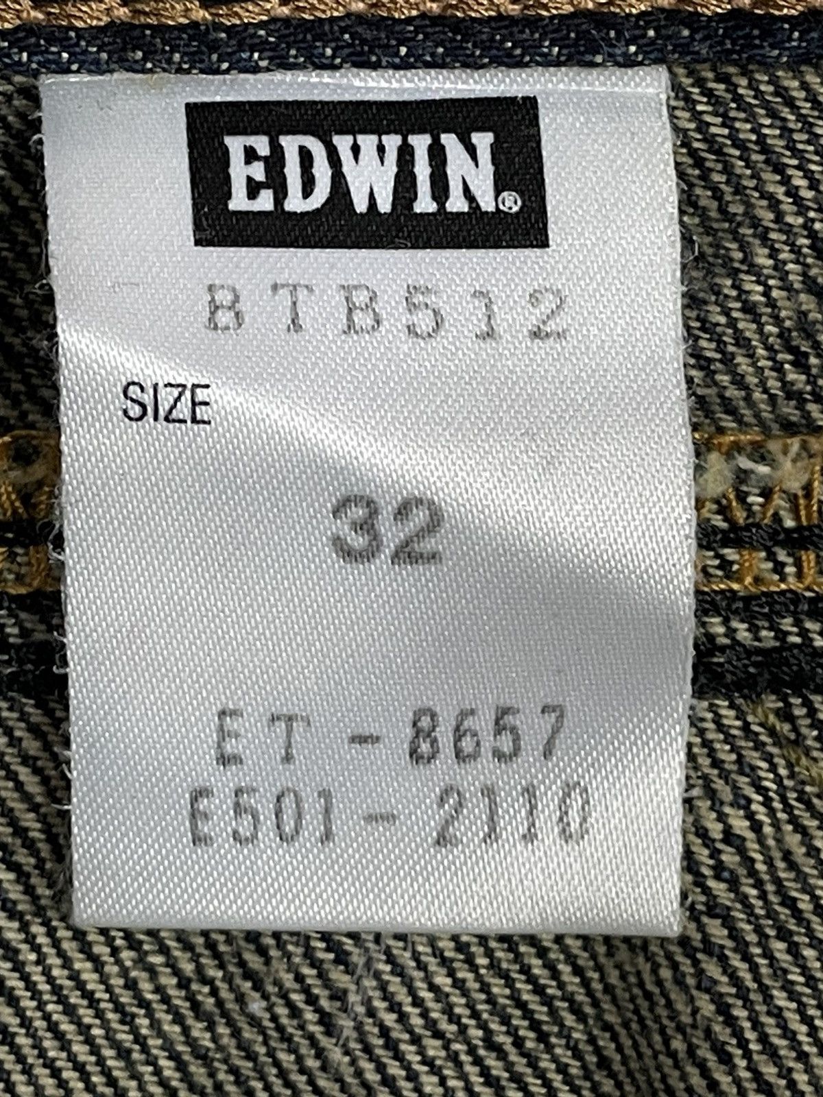 Edwin × Levi's × Vintage Vtg Edwin Paradox Bush Pocket Mud Denim Pants Leather Belt Size US 32 / EU 48 - 17 Thumbnail