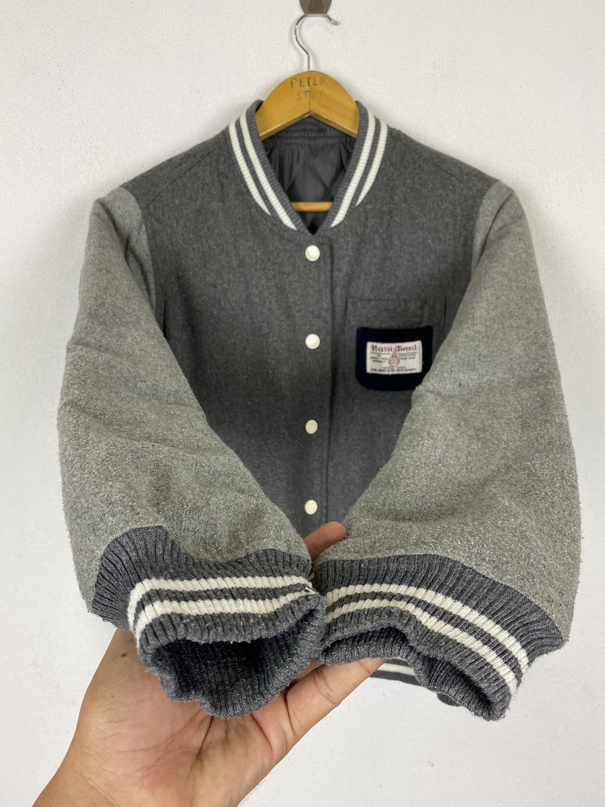 Harris Tweed HARRIS TWEED VARSITY JACKET Size US S / EU 44-46 / 1 - 5 Thumbnail