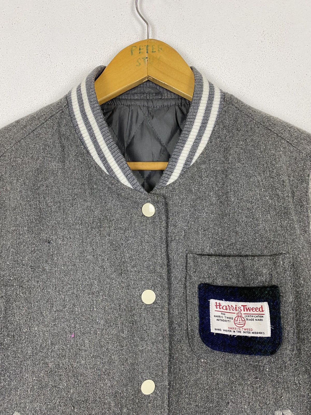 Harris Tweed HARRIS TWEED VARSITY JACKET Size US S / EU 44-46 / 1 - 4 Thumbnail