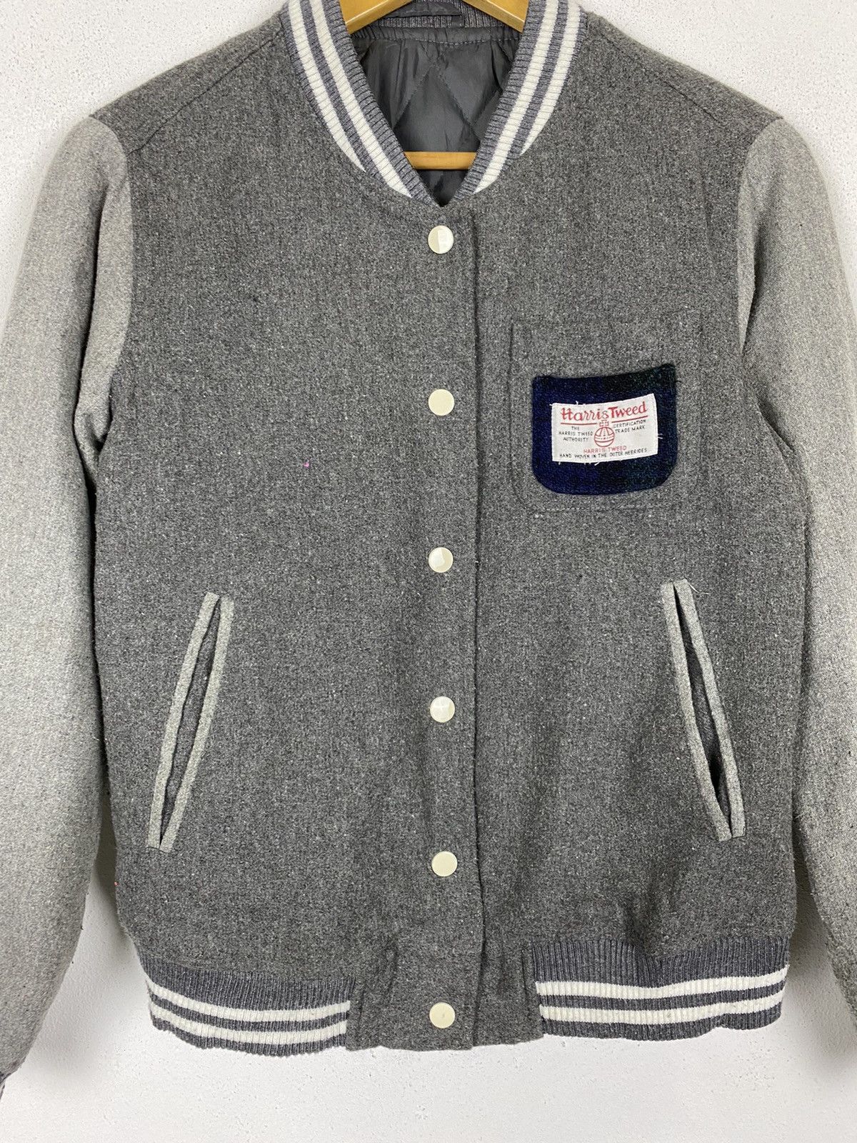 Harris Tweed HARRIS TWEED VARSITY JACKET Size US S / EU 44-46 / 1 - 6 Thumbnail