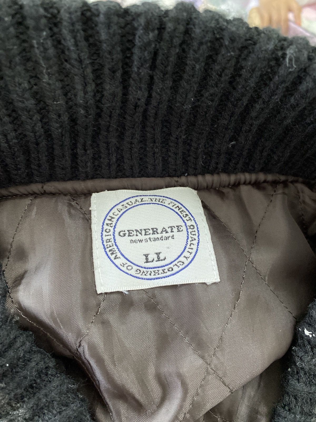 Other Generate knitwear zip up varsity jacket Size US XL / EU 56 / 4 - 4 Thumbnail