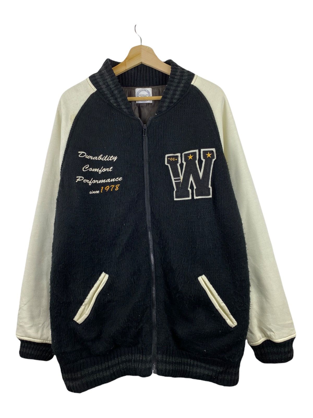 Other Generate knitwear zip up varsity jacket Size US XL / EU 56 / 4 - 1 Thumbnail