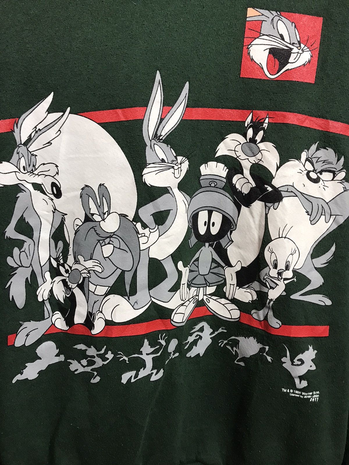 Vintage × Warner Bros Vintage Looney Tunes 1995 streetwear movie Sweatshirt Size US XL / EU 56 / 4 - 3 Thumbnail