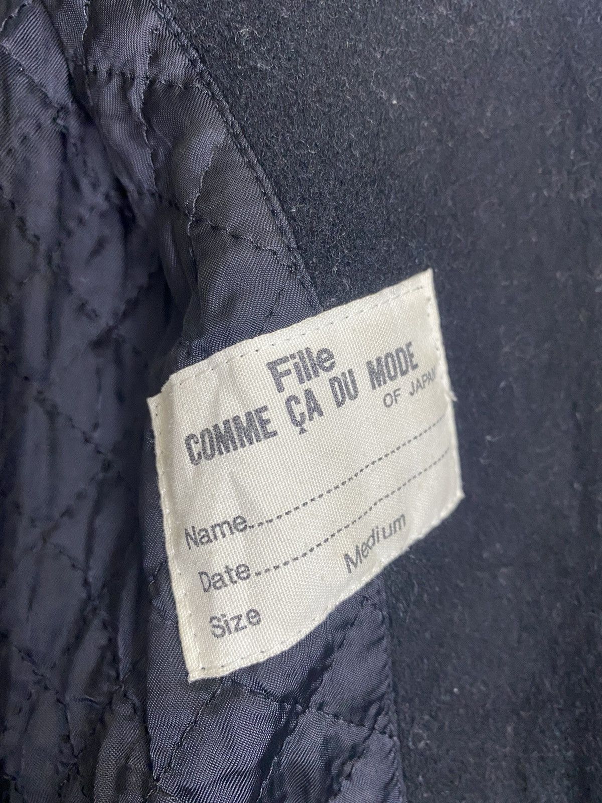 Comme Ca Ism VTG COMME CADU MODE MARINE 1992 AUTUM WINTER VARSITY JACKET Size US M / EU 48-50 / 2 - 12 Thumbnail