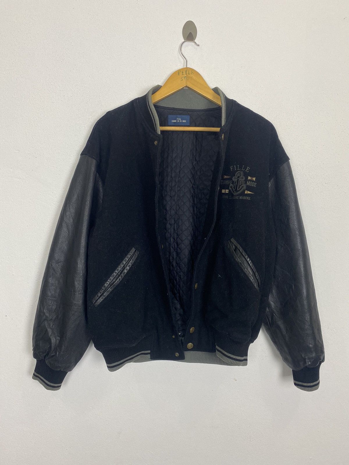 Comme Ca Ism VTG COMME CADU MODE MARINE 1992 AUTUM WINTER VARSITY JACKET Size US M / EU 48-50 / 2 - 4 Thumbnail