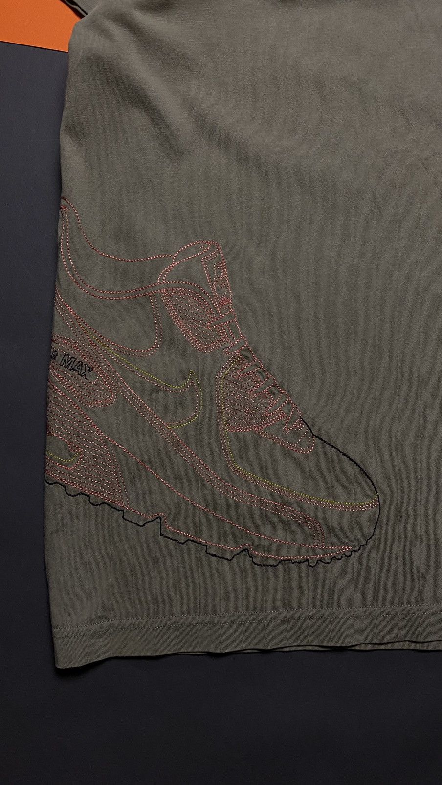 Vintage Nike vintage Nike air max90 rare tee Size US L / EU 52-54 / 3 - 4 Thumbnail