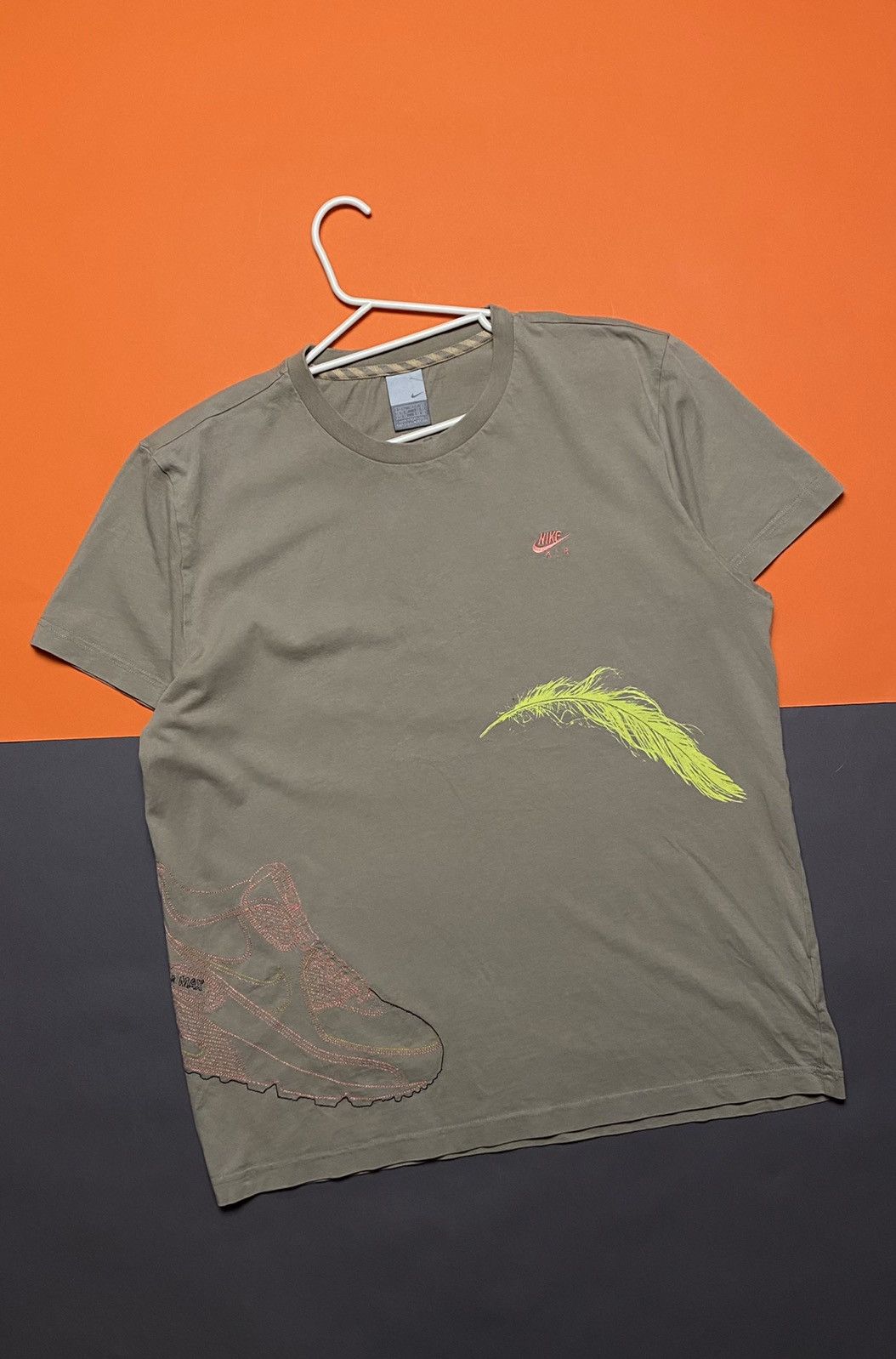 Vintage Nike vintage Nike air max90 rare tee Size US L / EU 52-54 / 3 - 1 Thumbnail