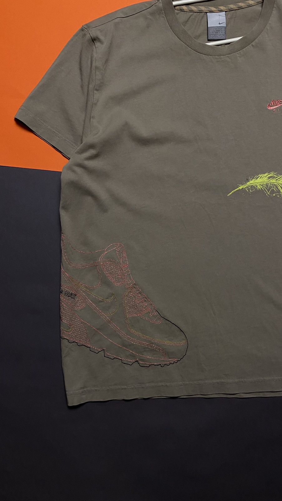 Vintage Nike vintage Nike air max90 rare tee Size US L / EU 52-54 / 3 - 3 Thumbnail