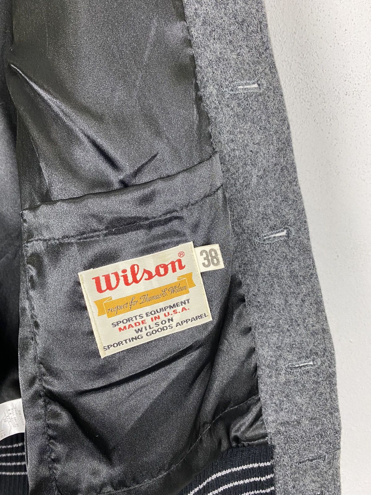 Vintage GK135 VINTAGE WILSON x URBAN RESEARCH VARSITY PLAN JACKET Size US S / EU 44-46 / 1 - 8 Thumbnail