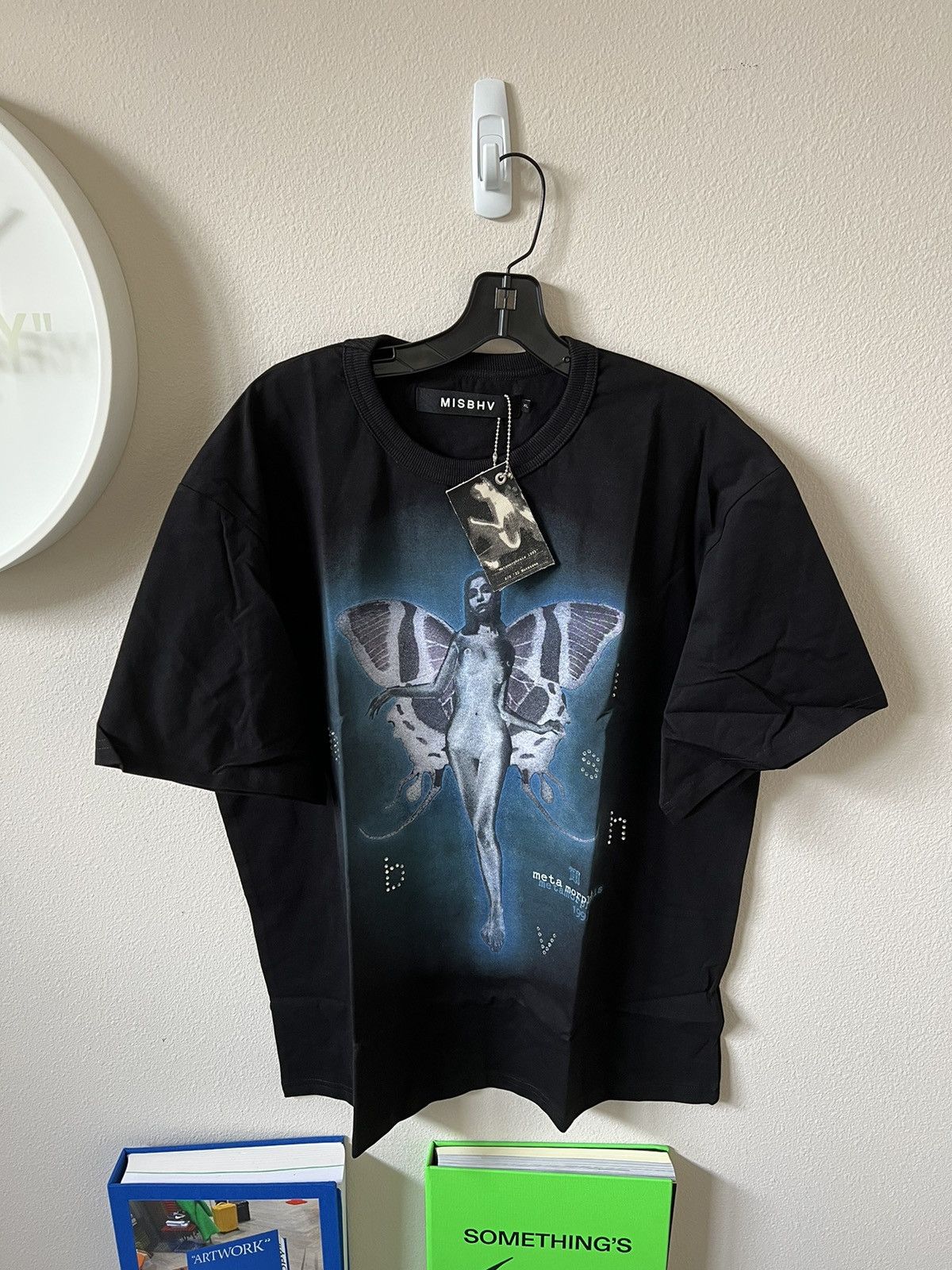 image of Misbhv Crystal Dream Machine T-Shirt in Black, Men's (Size XL)