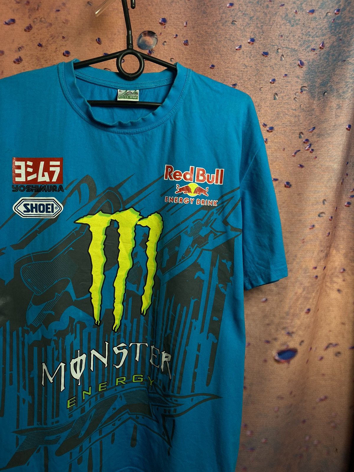 Vintage Vintage Youshimura racing red bull monster streetwear tee Size US XL / EU 56 / 4 - 1 Thumbnail