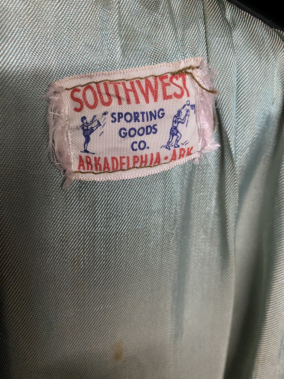 South2 West8 × Vintage GK145 VTG SOUTHWEST ARKADELPHIA-ARK VARSITY LEATHER JACKET Size US M / EU 48-50 / 2 - 8 Thumbnail