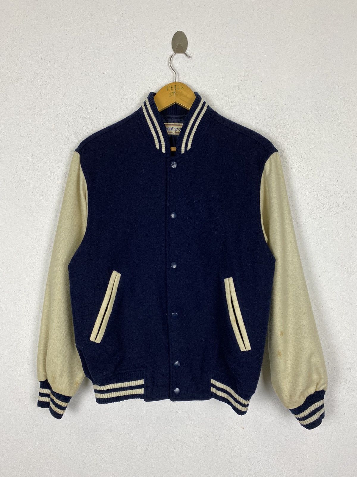 Vintage VINTAGE EIGHT SPORT PLAN VARSITY JACKET Size US M / EU 48-50 / 2 - 1 Thumbnail